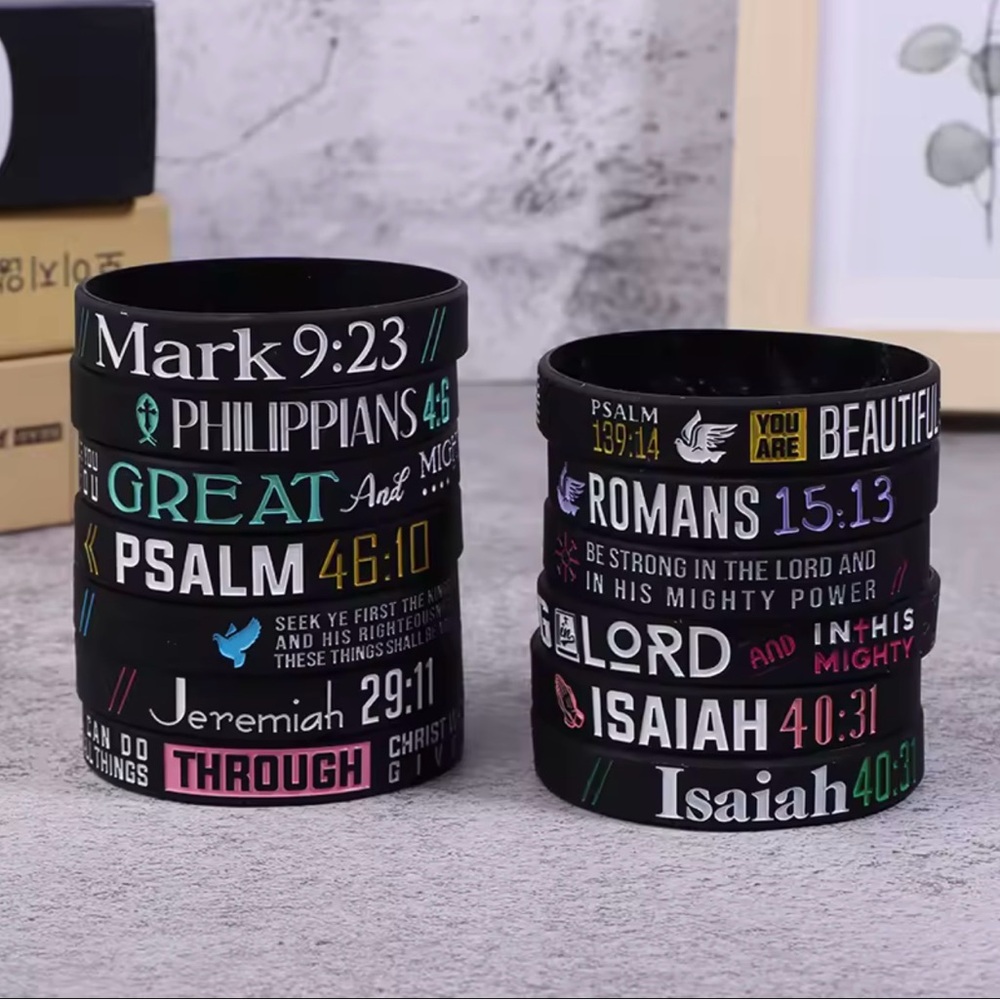 Inspirational Bible Verse Wristbands bracelet